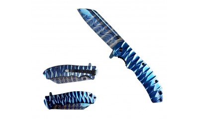 Falcon Tanto Blade Spring Assisted Knife KS43554BL Falcon Tanto Blade Spring Assisted Knife KS43554BL